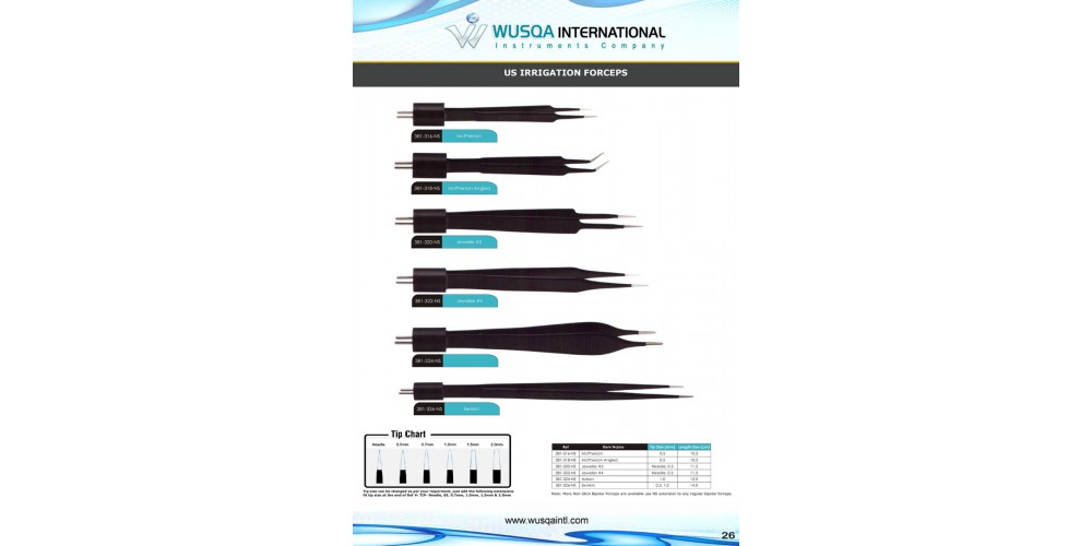 US Irrigation Bipolar Forceps